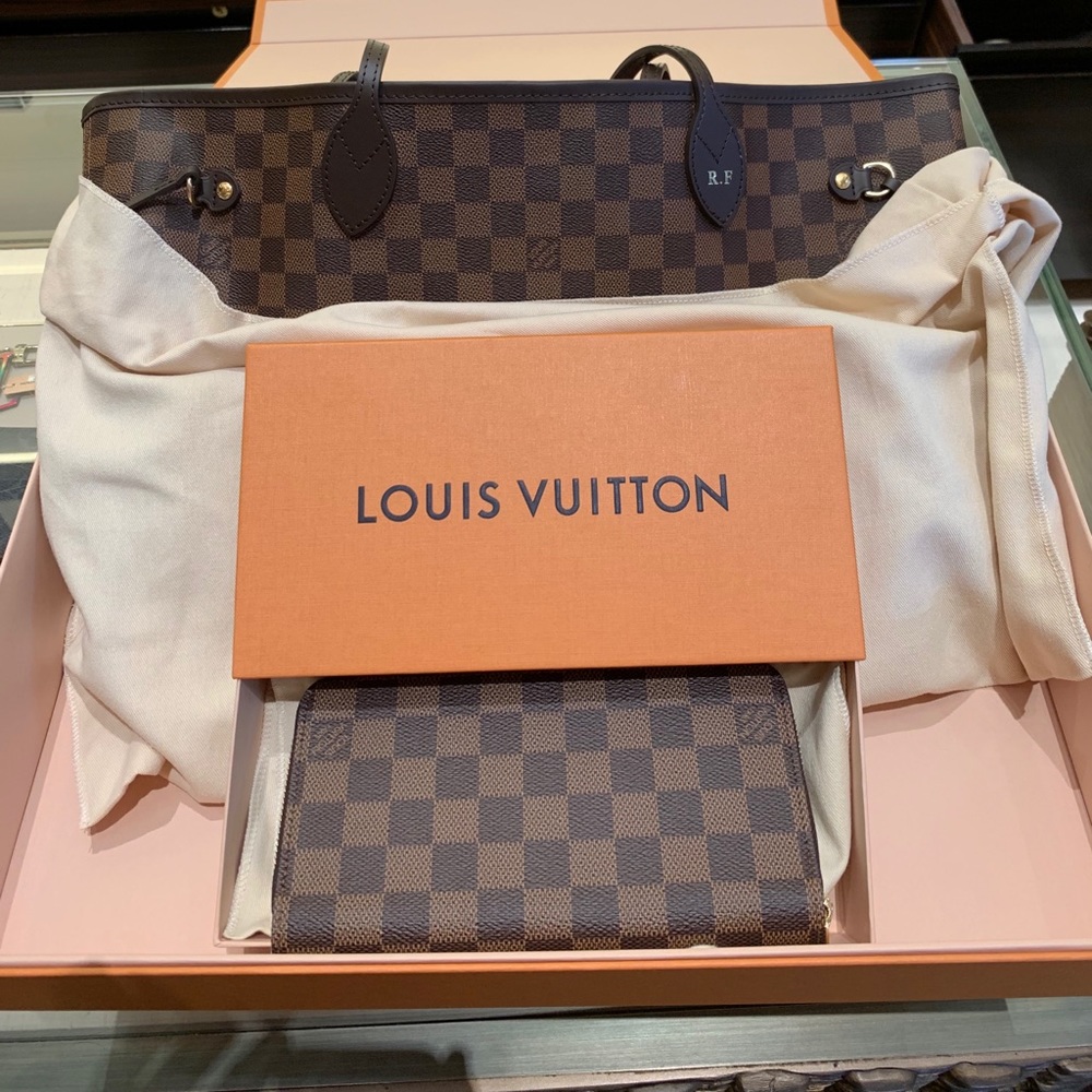 LouisVuitton NeverfullMM &Zippy Wallet NOPouchette